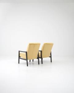 1960s Czech Upholstered Armchairs a Pair - 3469673