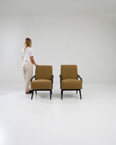 1960s Czech Upholstered Armchairs by TON a Pair - 3377949