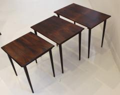 1960s Danish Brazilian Rosewood Nesting Tables - 1081035