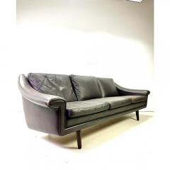 1960s Danish Leather Sofa Designed by Aage Christiansen - 3604956