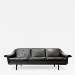 1960s Danish Leather Sofa Designed by Aage Christiansen - 3611133