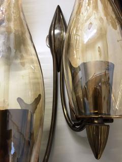 1960s Elegant Pair of Italian Double Lights Sconces - 132768
