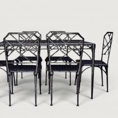 1960s Faux Bamboo Garden Set by Hall Bradley for Brown Jordan - 4572988