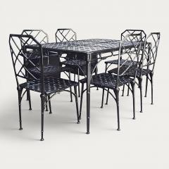 1960s Faux Bamboo Garden Set by Hall Bradley for Brown Jordan - 4575871