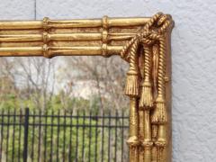 1960s Faux Bamboo Gilt Mirror - 1368024