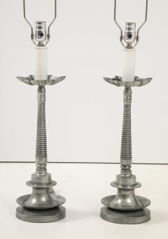 1960s French Aluminum Table Lamps - 3799328