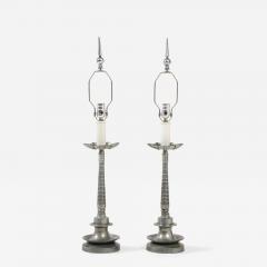 1960s French Aluminum Table Lamps - 3800724