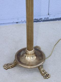 1960s French Solid Brass Tripod Floor Lamp - 3605584