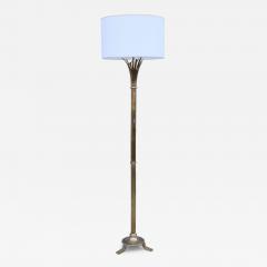 1960s French Solid Brass Tripod Floor Lamp - 3611116
