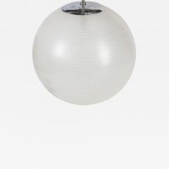 1960s Glass Globe Hanging Light - 3635789