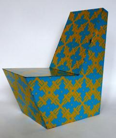 1960s Graphic Print Chair - 394120