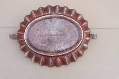 1960s Hammered Copper Mexican Decorative Bowl - 3633702