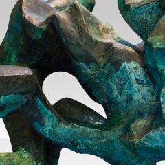 1960s Italian Blue Gypsum Sculpture - 4092802