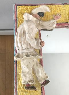 1960s Italian Mirror with Ceramic Frame - 604922
