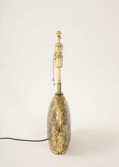 1960s Italian Polished Bronze Table lamp - 4719608