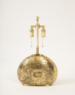1960s Italian Polished Bronze Table lamp - 4719655