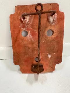 1960s Italian Terracotta Mask Candle Sconce - 3651099