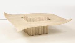 1960s Italian Travertine Cocktail Table - 1696418