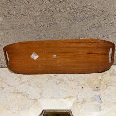 1960s Japanese Bent Plywood Sectioned Teak Service Tray - 3745377