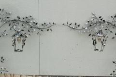 1960s Large Italian Branches Silver Gilt Wall Sconces - 2520594