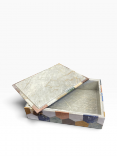 1960s Marble marquetry box - 4771354