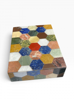 1960s Marble marquetry box - 4771357