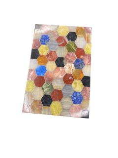 1960s Marble marquetry decorative box - 4419571