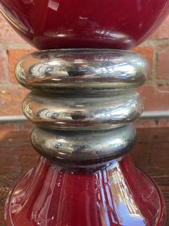 1960s Mid Century Italian Red Table Lamp - 2435095