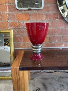 1960s Mid Century Italian Red Table Lamp - 2435098