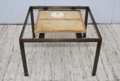 1960s Mid Century Modern Bronze And Marble Custom Made Coffee Table - 2046078