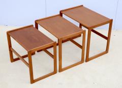 1960s Mid Century Modern Danish Teak Nesting Tables - 4111858