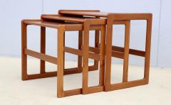 1960s Mid Century Modern Danish Teak Nesting Tables - 4111861
