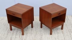 1960s Mid Century Modern Danish Teak Night Stands - 2998944