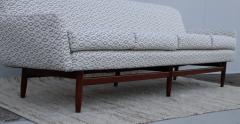 1960s Mid Century Modern Long Danish Teak Base Sofa - 2885308