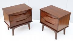 1960s Mid Century Modern Walnut Night Stands - 2700533