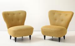 1960s Modernist French Slipper Chairs - 4124964