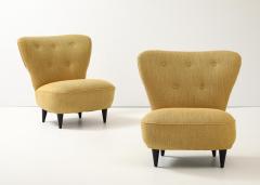 1960s Modernist French Slipper Chairs - 4124967