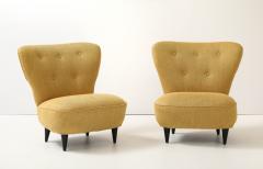 1960s Modernist French Slipper Chairs - 4124973
