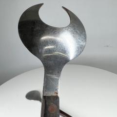1960s Modernist Japanese Salad Server Set Utensils Stainless Steel - 2995186