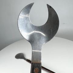 1960s Modernist Japanese Salad Server Set Utensils Stainless Steel - 2995187