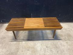 1960s Modernist Slatted Adjustable Bench - 4456251
