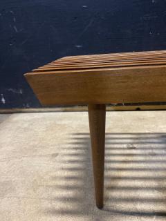 1960s Modernist Slatted Adjustable Bench - 4456253