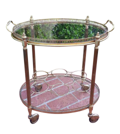 1960s Oval Bar Cart - 779658