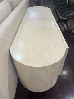 1960s Parchment Wrapped 4 Drawer Low Dresser - 4120695