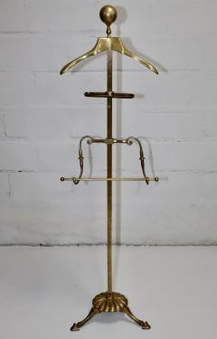 1960s Patinated Brass Valet Stand - 3449754
