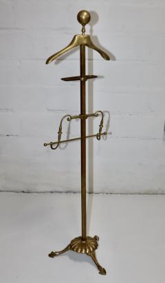 1960s Patinated Brass Valet Stand - 3449758