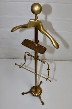 1960s Patinated Brass Valet Stand - 3449759