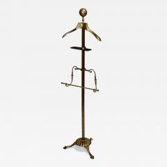 1960s Patinated Brass Valet Stand - 3450582