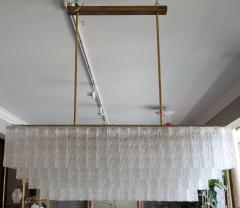 1960s Rectangular Murano Glass Vistosi Chandelier - 461574