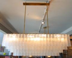 1960s Rectangular Murano Glass Vistosi Chandelier - 461577